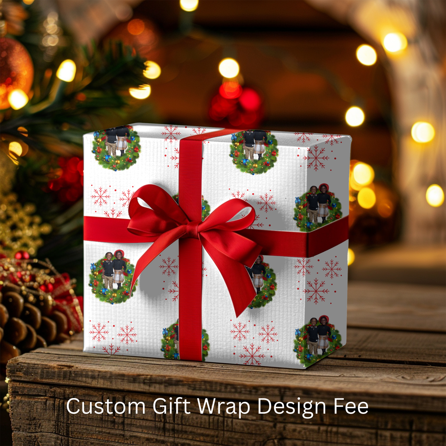 Custom Gift Wrap Design Fee