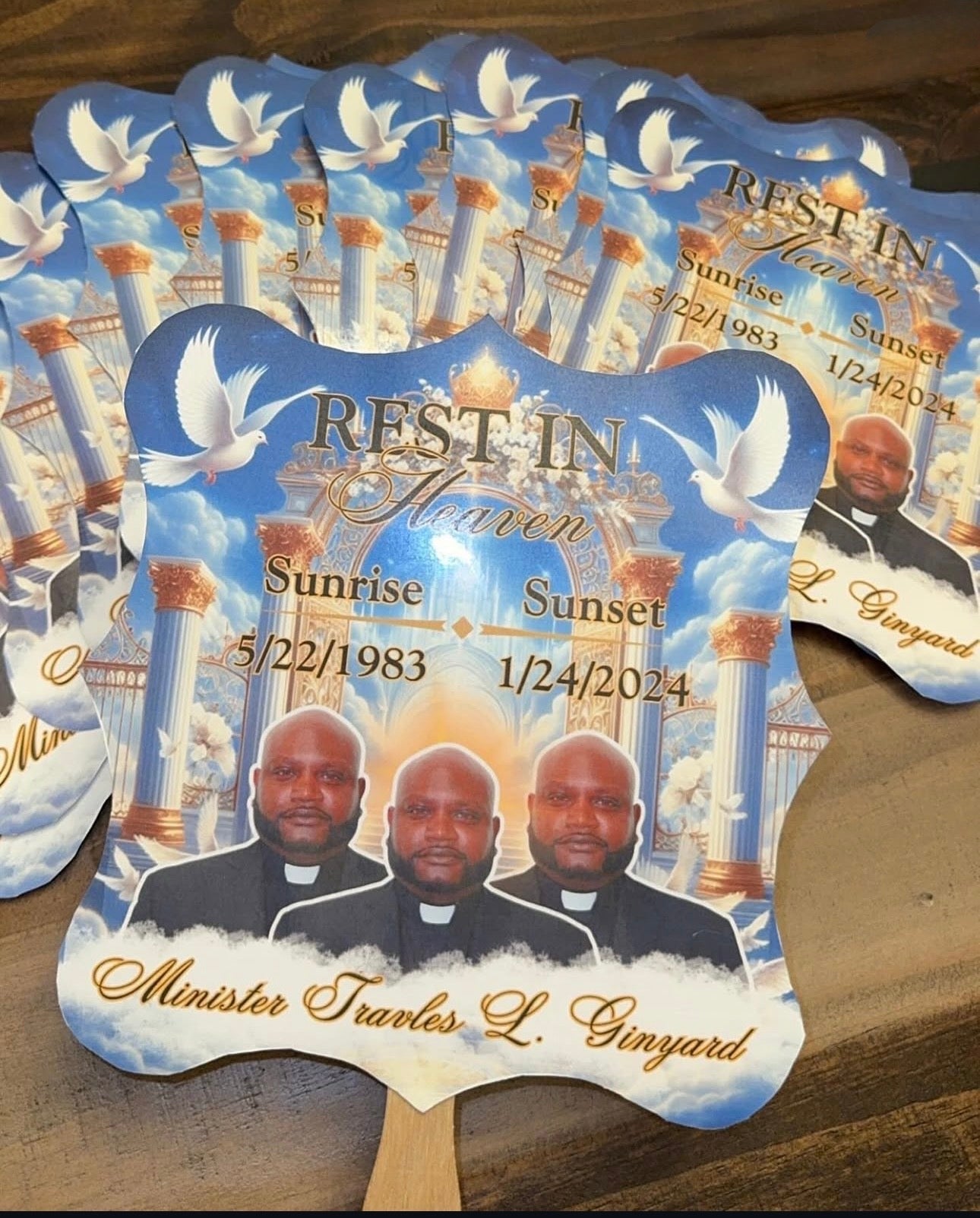 Custom Memorial Fans