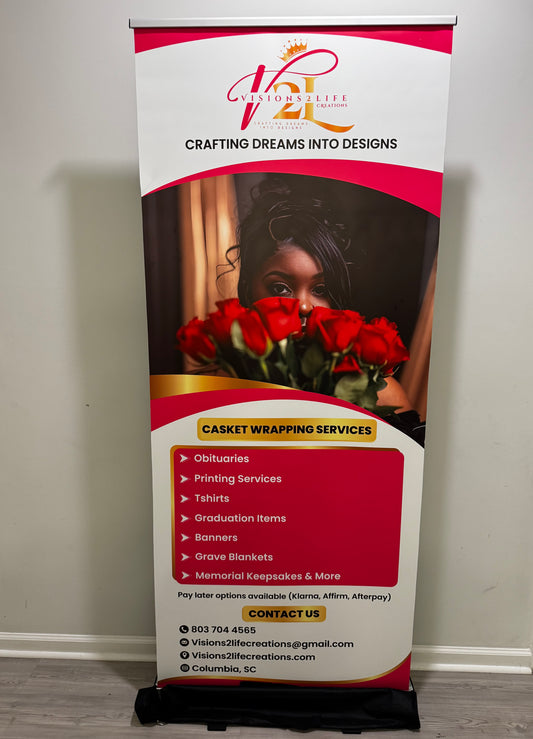 Custom Retractable Banner W/ Carrying Case (33x79)