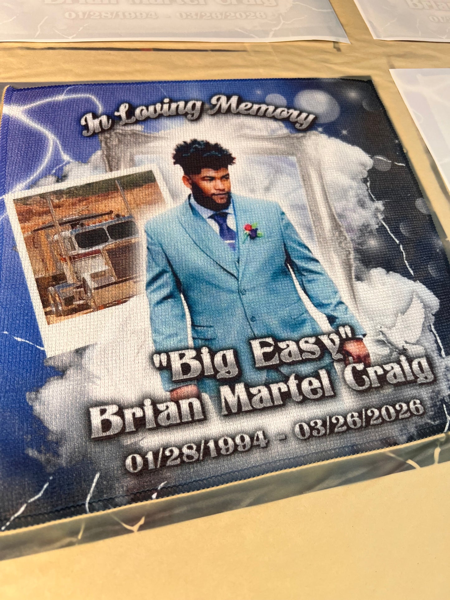 Custom Tear Cloths