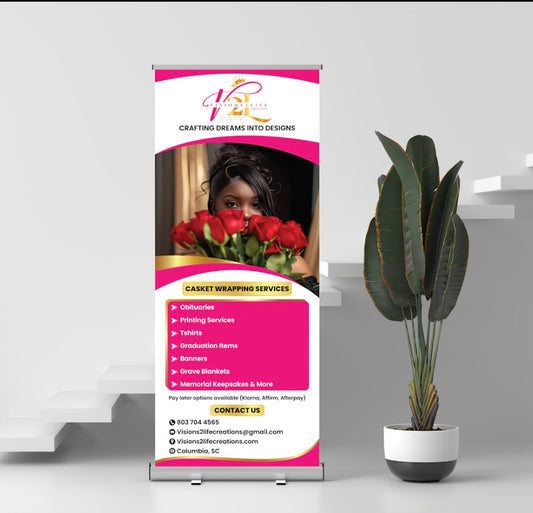 Custom Retractable Banner W/ Carrying Case (33x79)