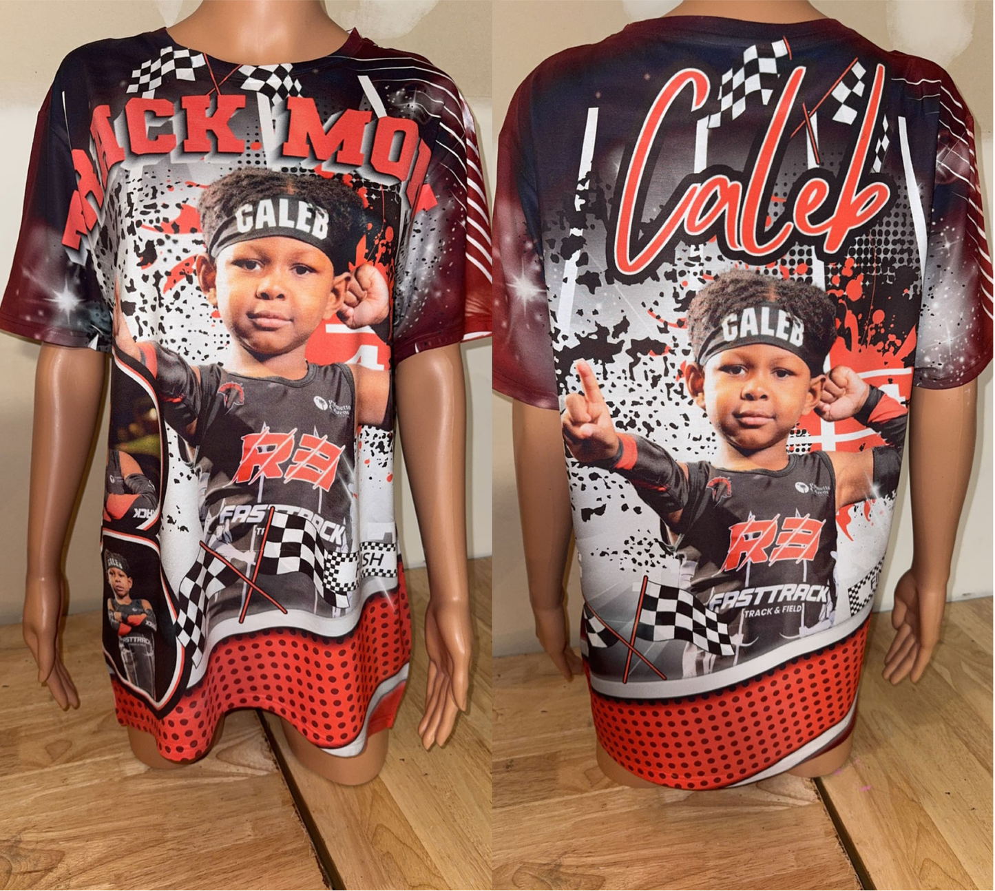 Short Sleeves 3D Shirt (Front and Back)