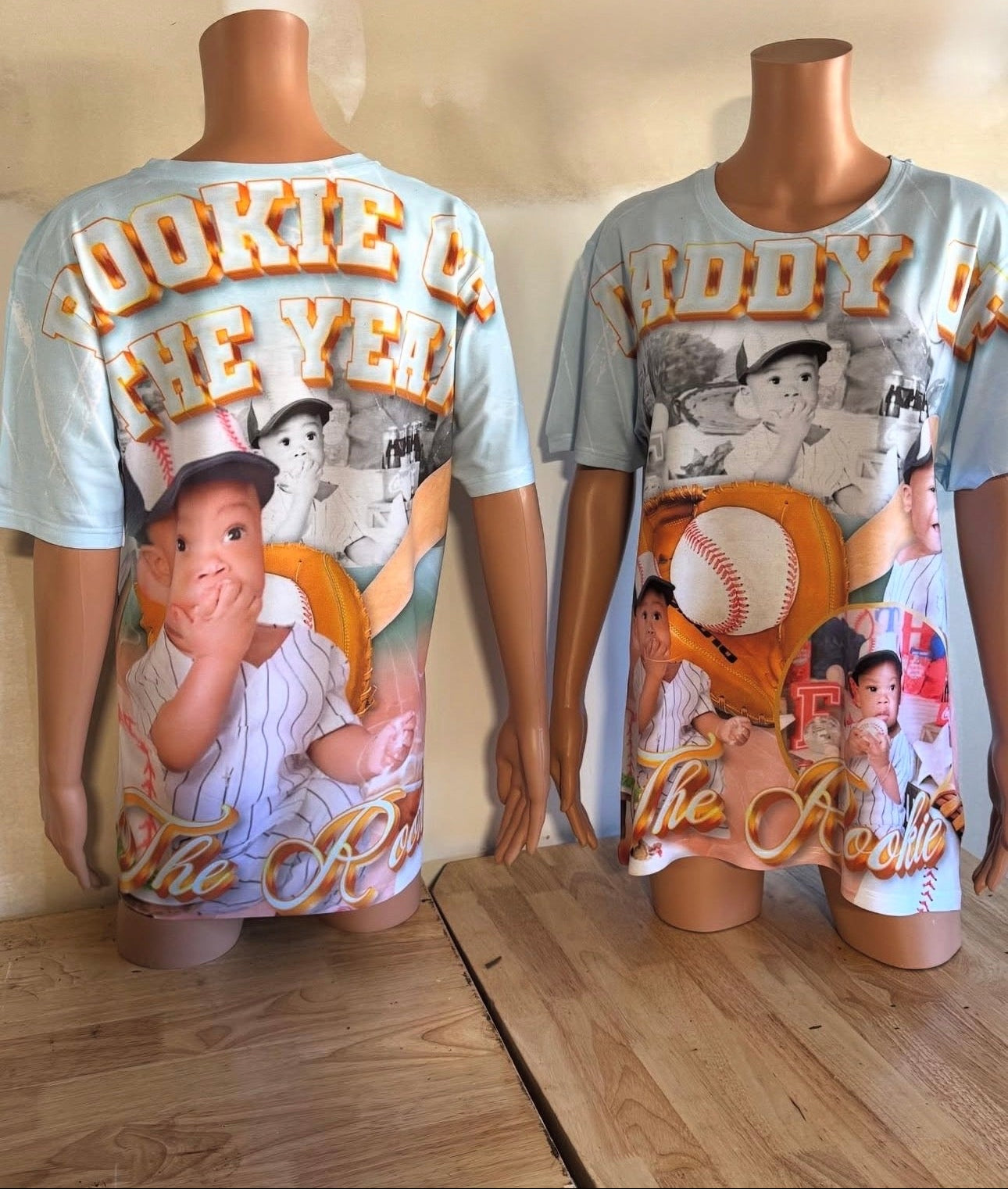 Short Sleeves 3D Shirt (Front and Back)